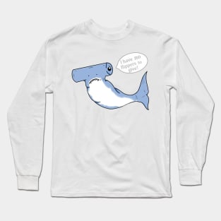 No Flipper Hammerhead Long Sleeve T-Shirt